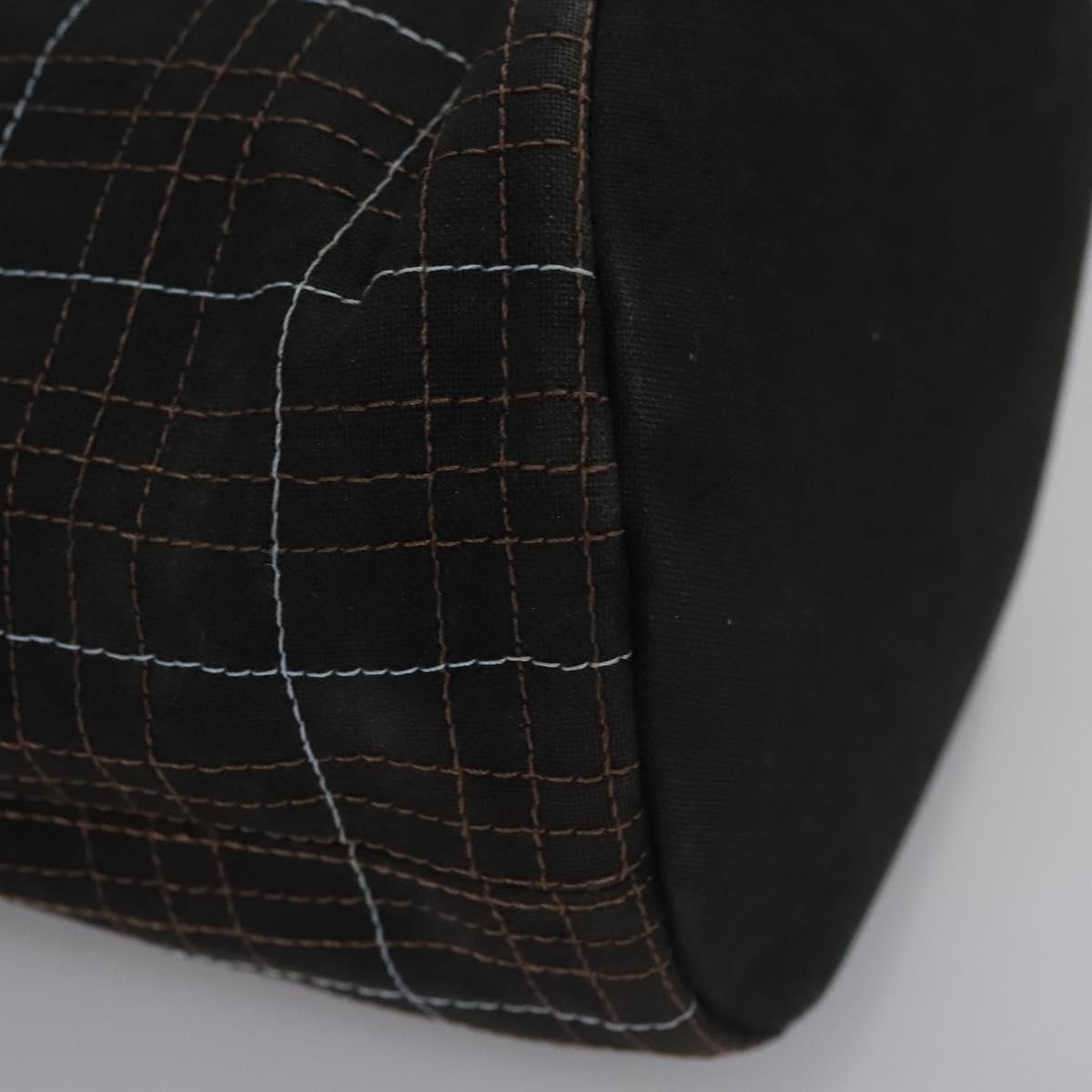 BURBERRY Nova Check Hand Bag Canvas Navy Auth JB069