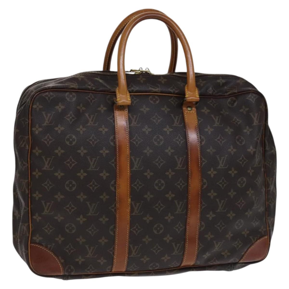 LOUIS VUITTON Monogram Sac 24 Earl Boston Bag M41387 LV Auth JB079