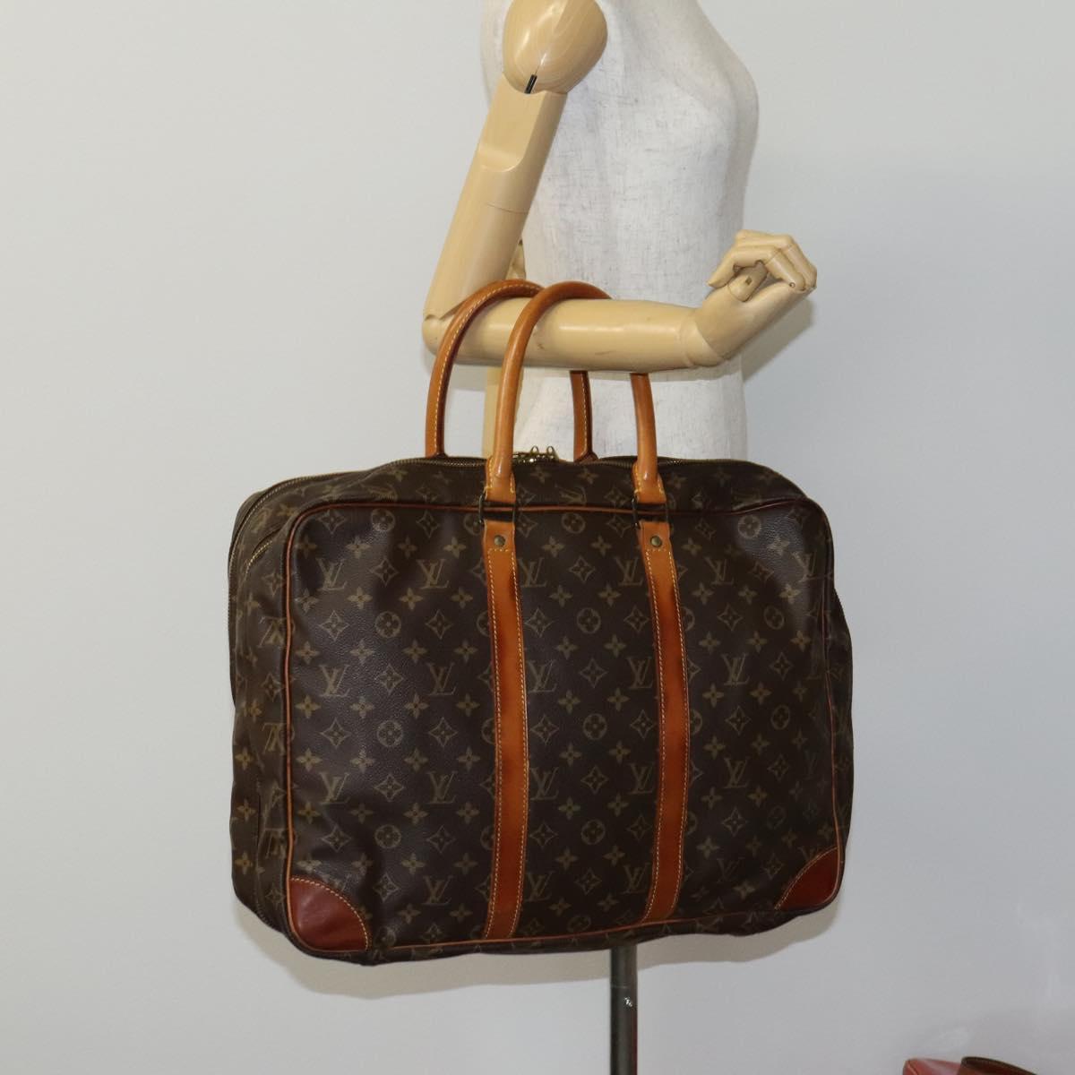 LOUIS VUITTON Monogram Sac 24 Earl Boston Bag M41387 LV Auth JB079