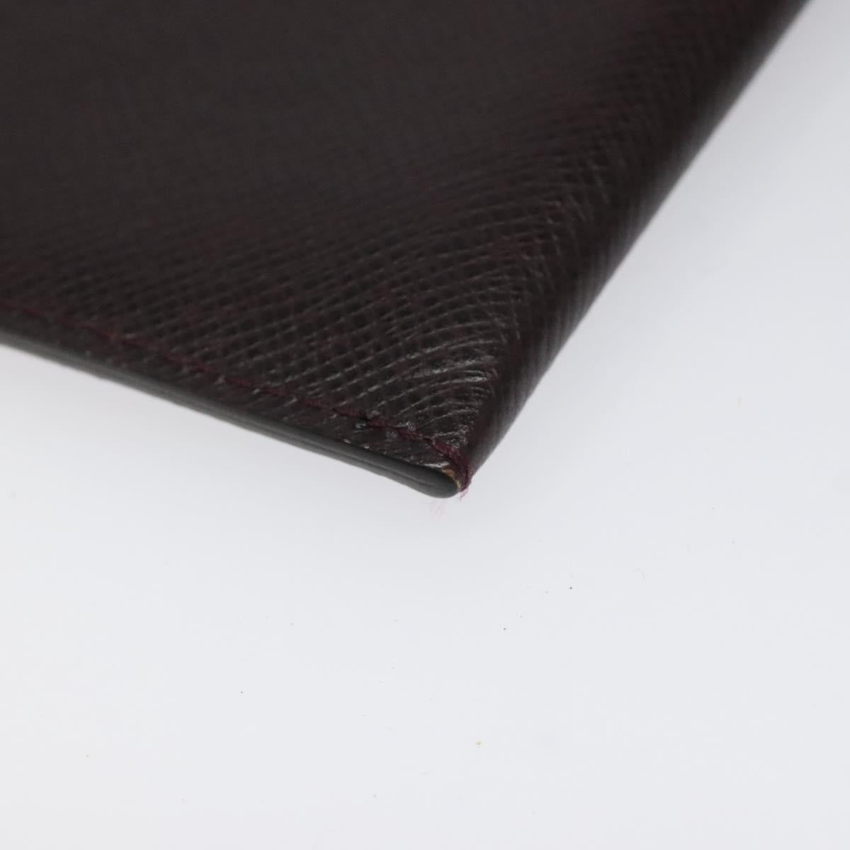 LOUIS VUITTON Taiga Document Case Clutch Bag Acajou M99087 LV Auth JB083