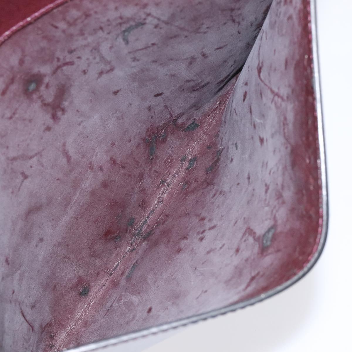 LOUIS VUITTON Taiga Document Case Clutch Bag Acajou M99087 LV Auth JB083