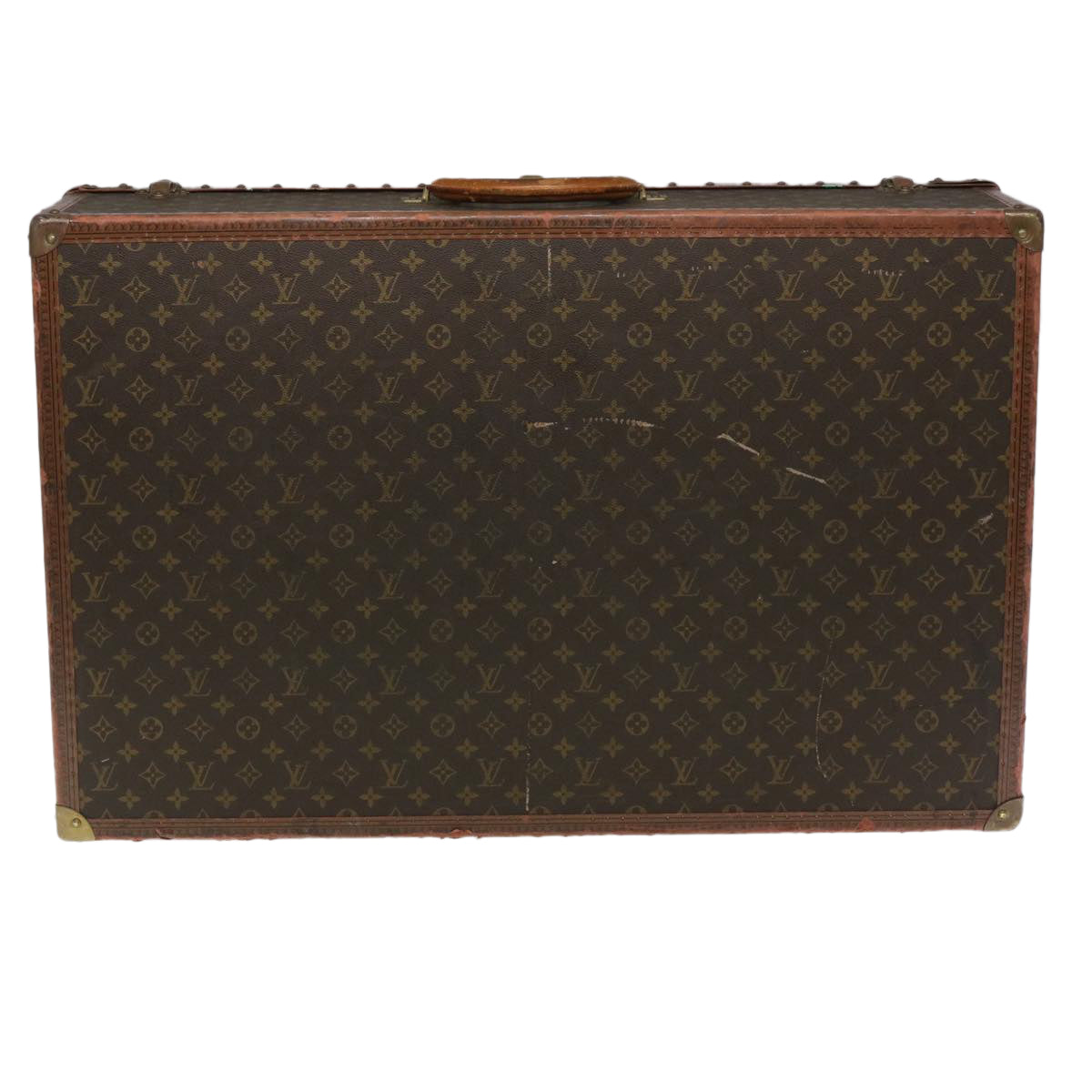 LOUIS VUITTON Monogram Alzer 80 Trunk Vintage M21222 LV Auth jk1067A