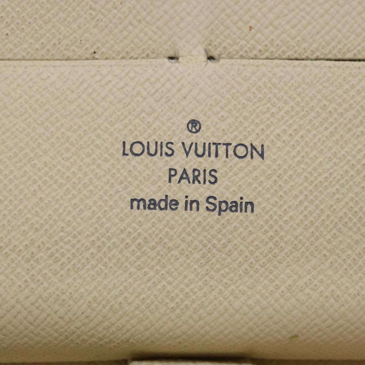 LOUIS VUITTON Damier Azur Zippy Organizer Long Wallet N60012 LV Auth ai662