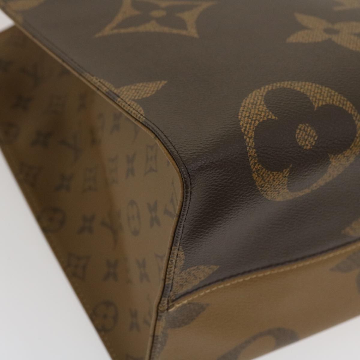 LOUIS VUITTON Monogram Reverse Giant On The go GM Tote Bag M45320 Auth ai595S