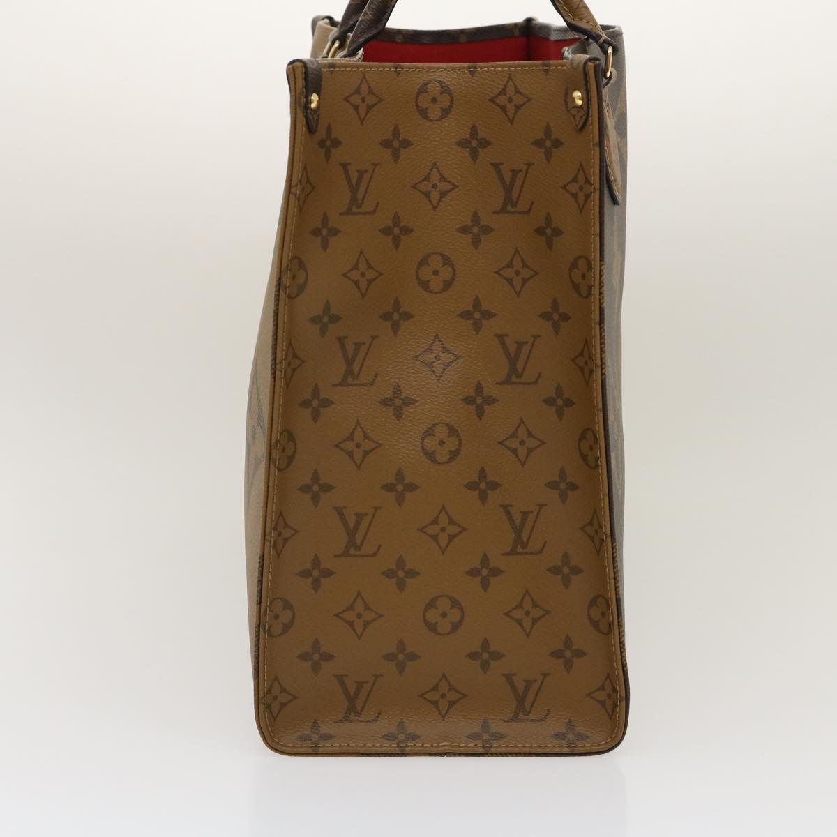 LOUIS VUITTON Monogram Reverse Giant On The go GM Tote Bag M45320 Auth ai595A