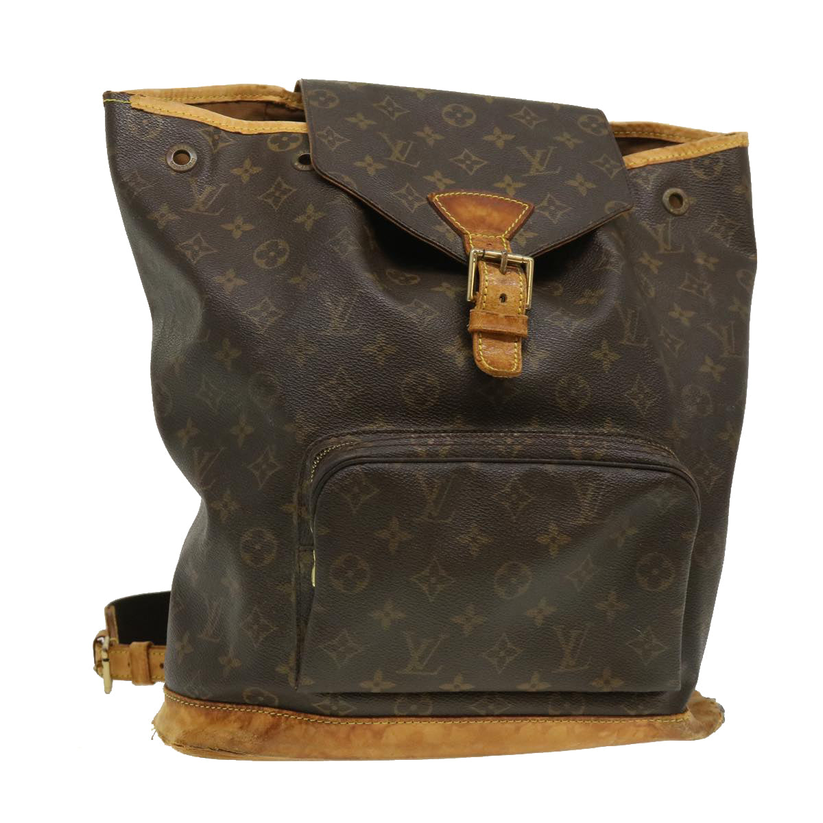 LOUIS VUITTON Monogram Montsouris GM Backpack M51135 LV Auth jk1848