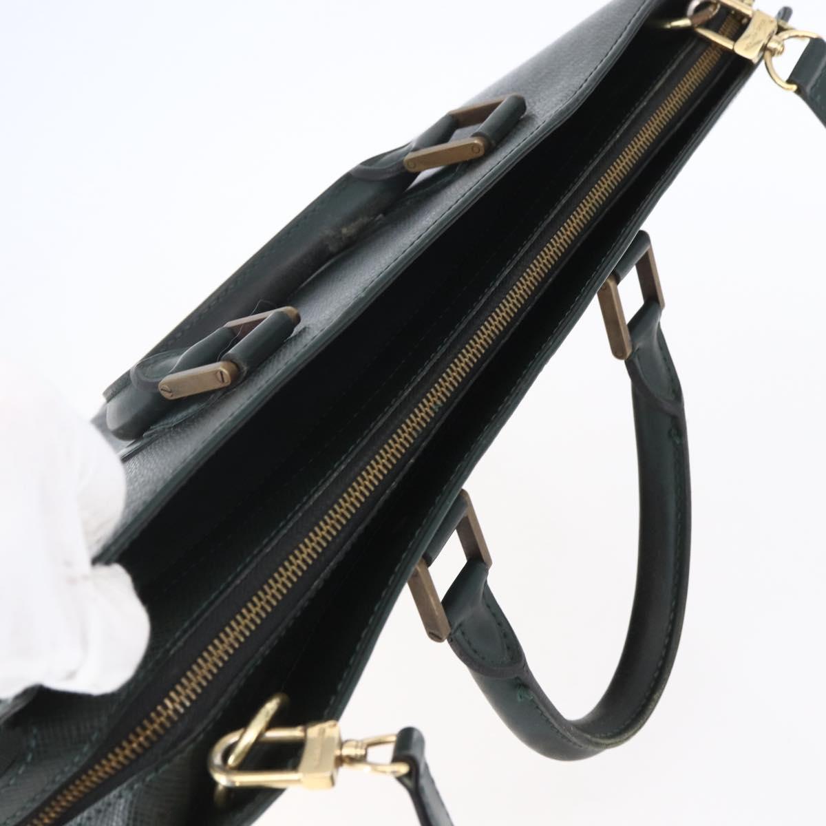 LOUIS VUITTON Taiga Porte Documents Rozan Bag Epicea M30054 LV Auth ka008