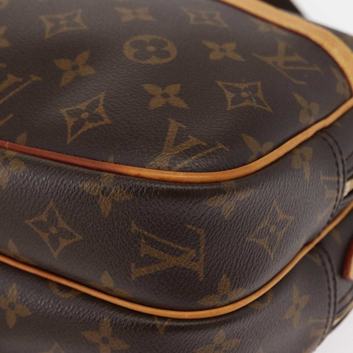 LOUIS VUITTON Monogram Reporter PM Shoulder Bag M45254 LV Auth ka011