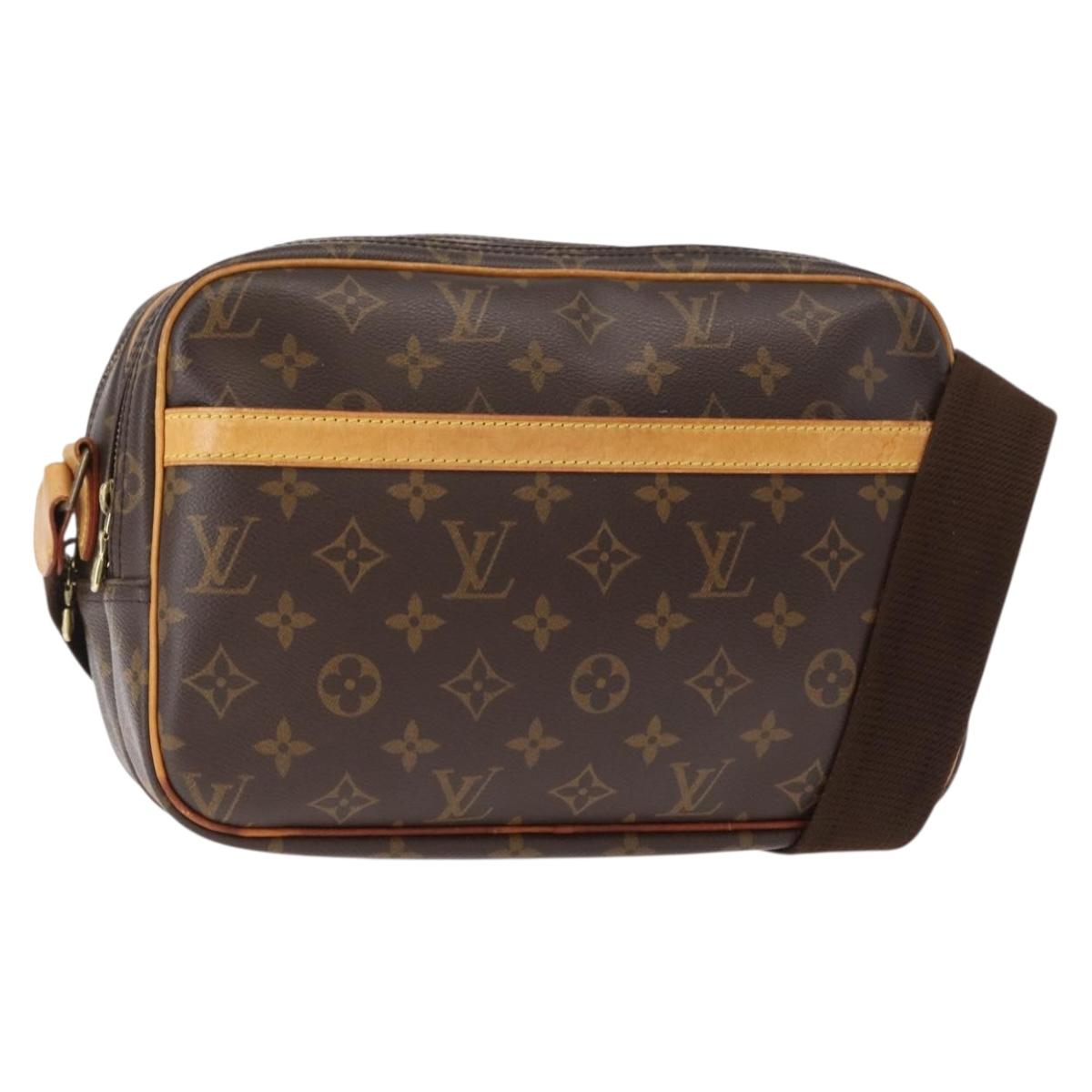 LOUIS VUITTON Monogram Reporter PM Shoulder Bag M45254 LV Auth ka011A