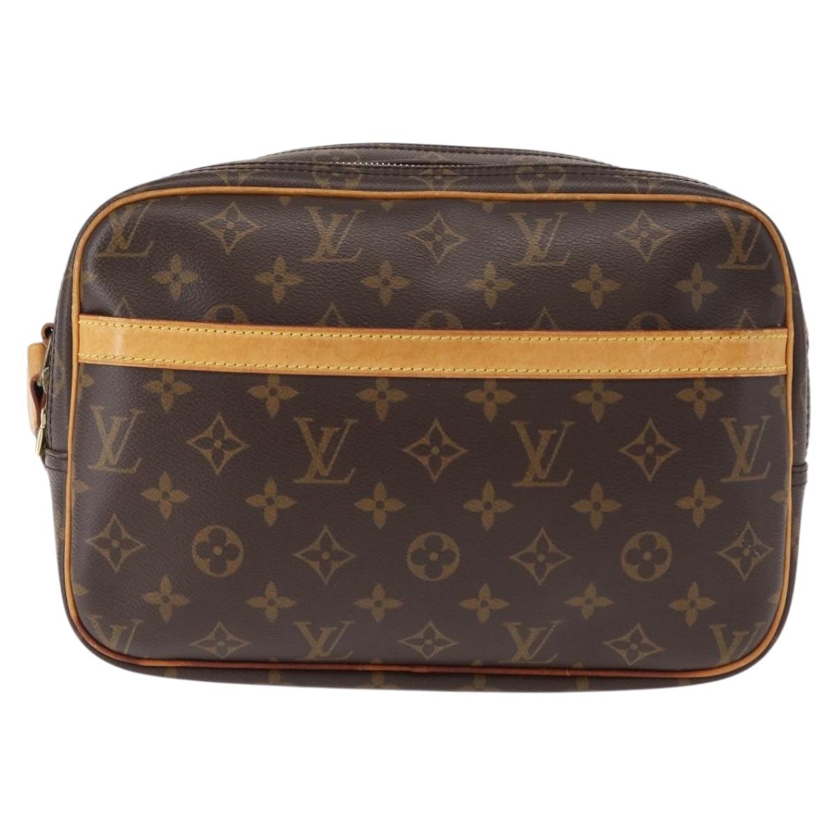 LOUIS VUITTON Monogram Reporter PM Shoulder Bag M45254 LV Auth ka011A