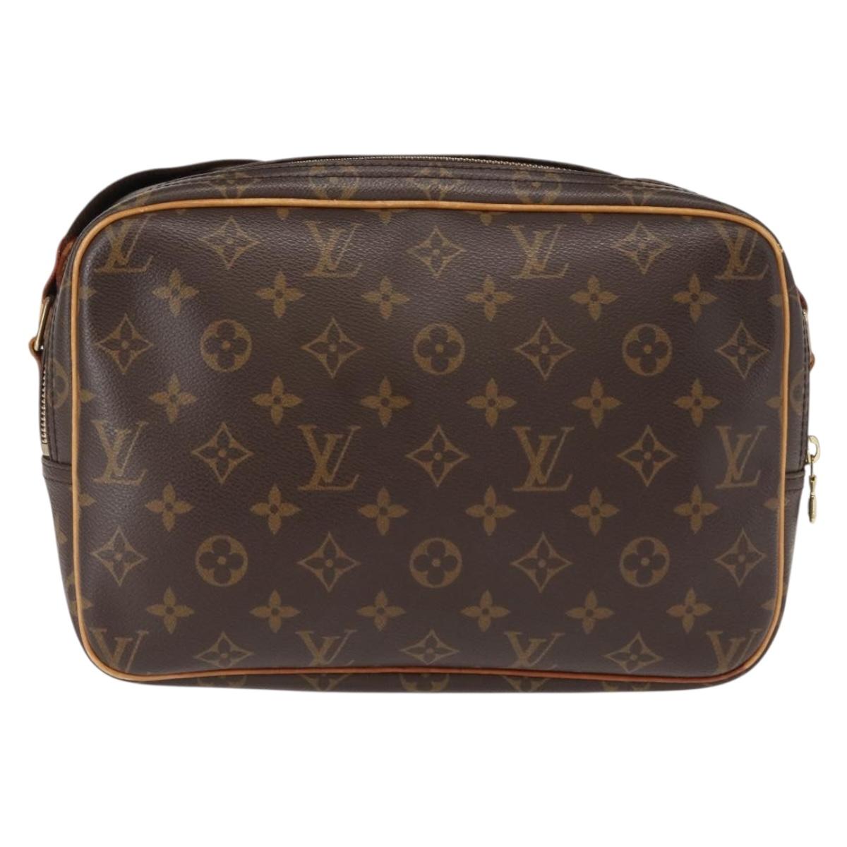 LOUIS VUITTON Monogram Reporter PM Shoulder Bag M45254 LV Auth ka011A