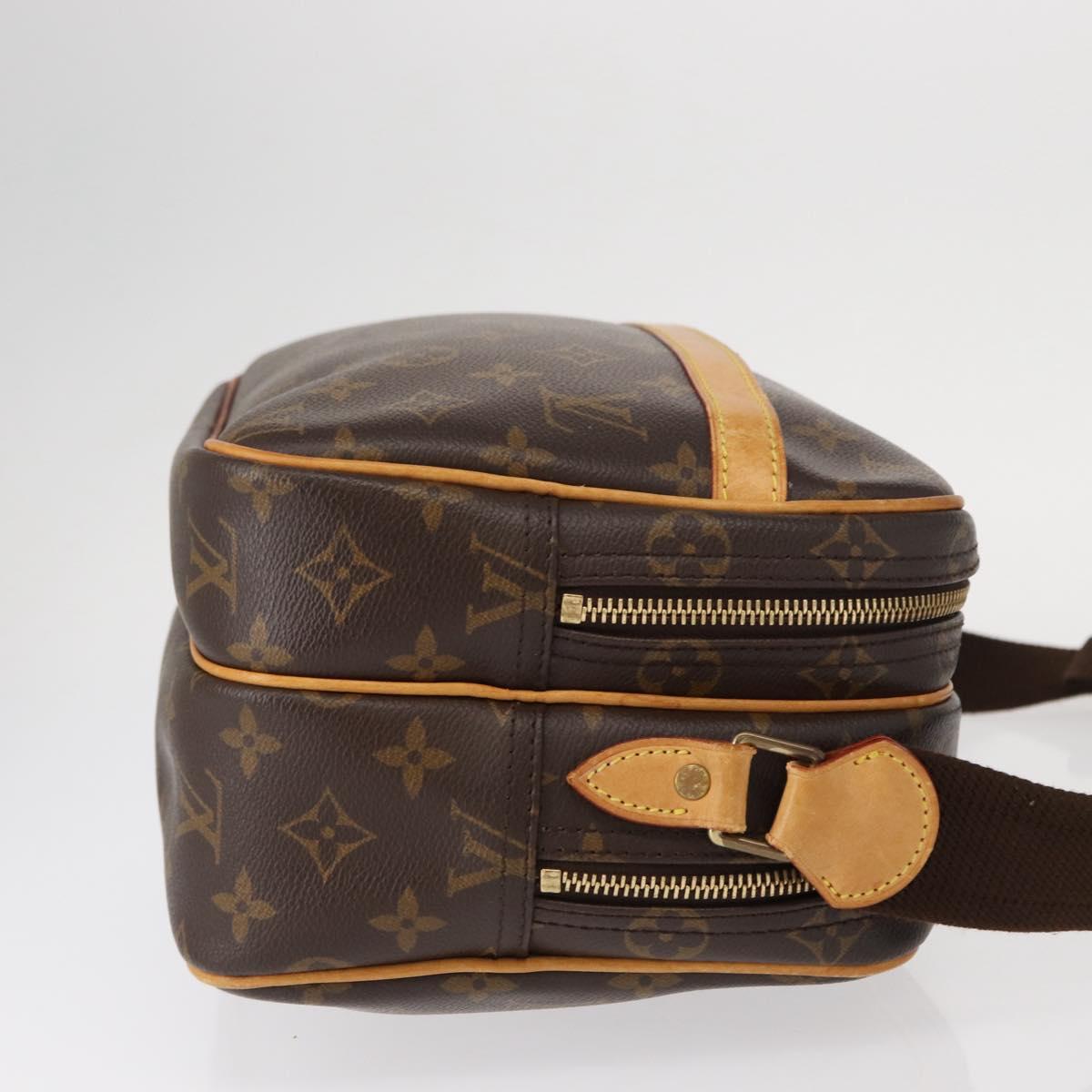 LOUIS VUITTON Monogram Reporter PM Shoulder Bag M45254 LV Auth ka011A