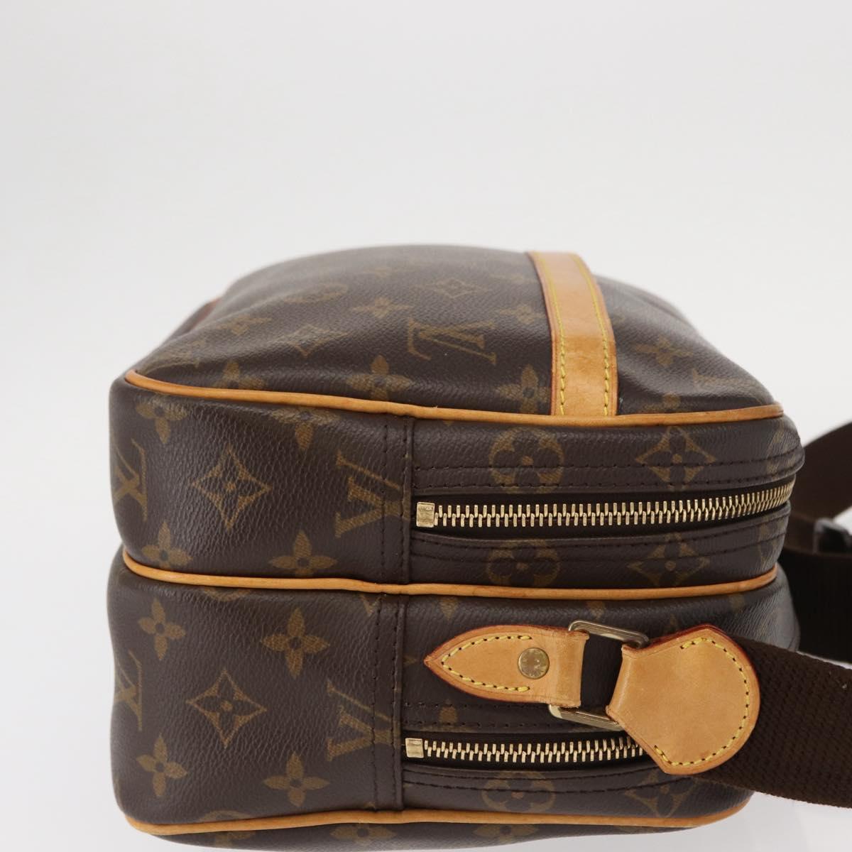 LOUIS VUITTON Monogram Reporter PM Shoulder Bag M45254 LV Auth ka011A