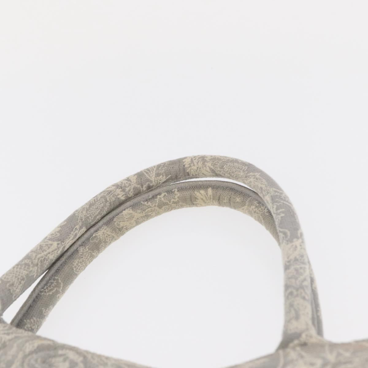 Christian Dior Toile De Jouy Book Tote Hand Bag Canvas Gray Auth ka013V