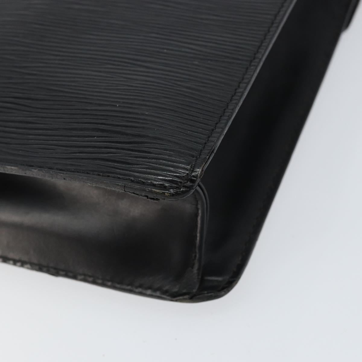 LOUIS VUITTON Epi Monceau 28 Hand Bag Black M52122 LV Auth ka020