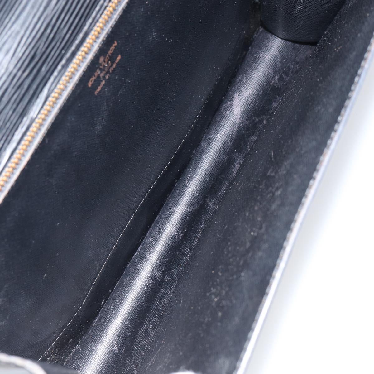 LOUIS VUITTON Epi Monceau 28 Hand Bag Black M52122 LV Auth ka020