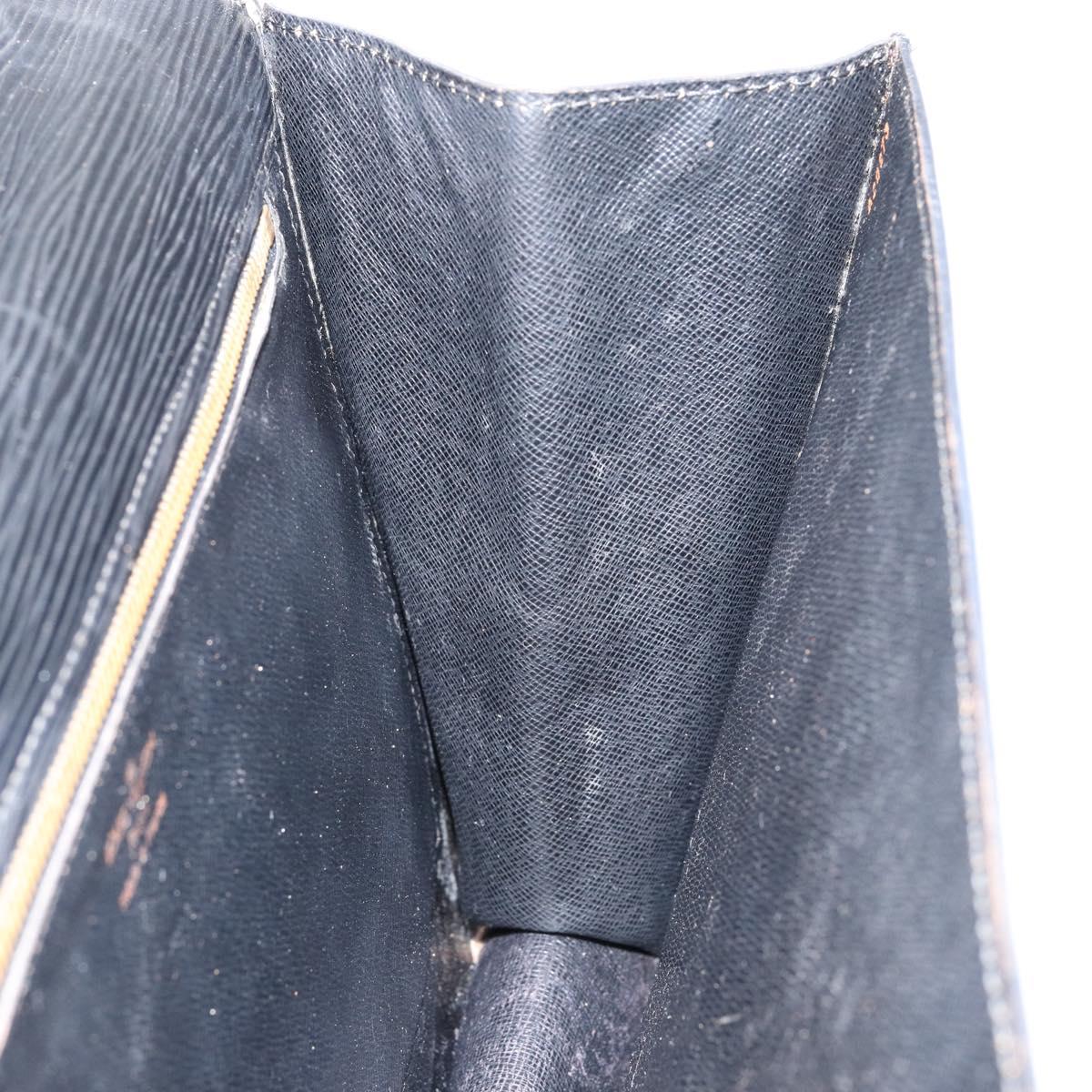 LOUIS VUITTON Epi Monceau 28 Hand Bag Black M52122 LV Auth ka020