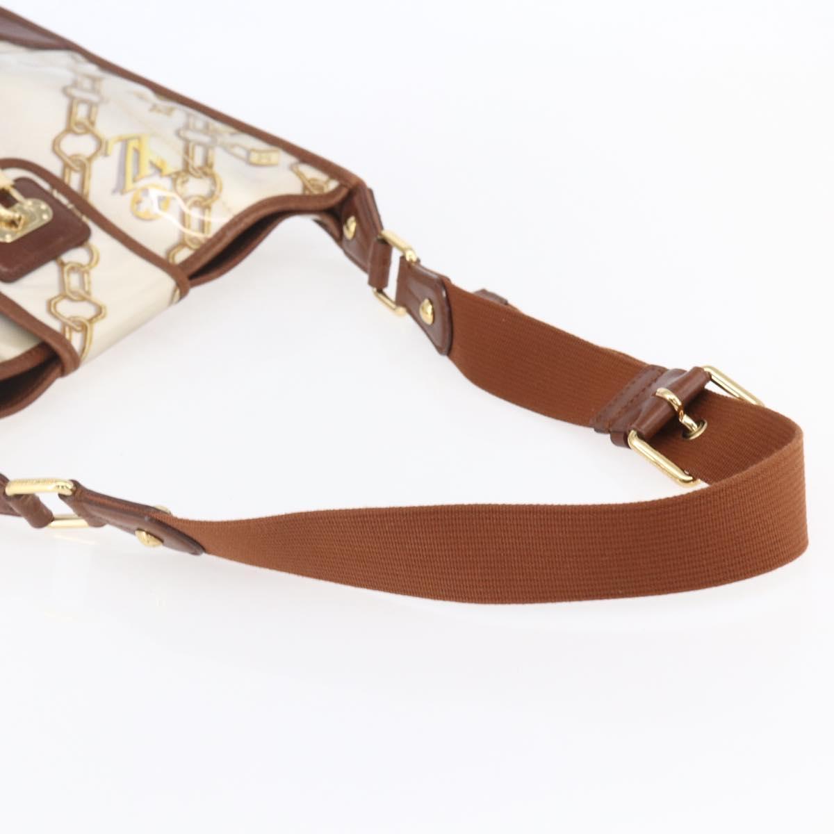 LOUIS VUITTON Monogram Charm Musette Shoulder Bag White M95158 LV Auth ka027