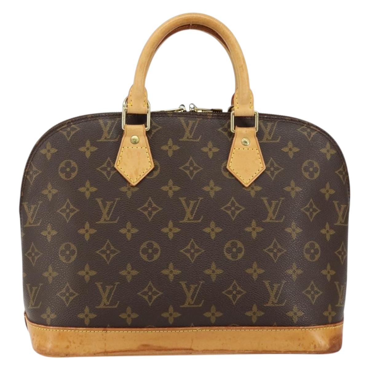 LOUIS VUITTON Monogram Alma Hand Bag M51130 LV Auth ka029
