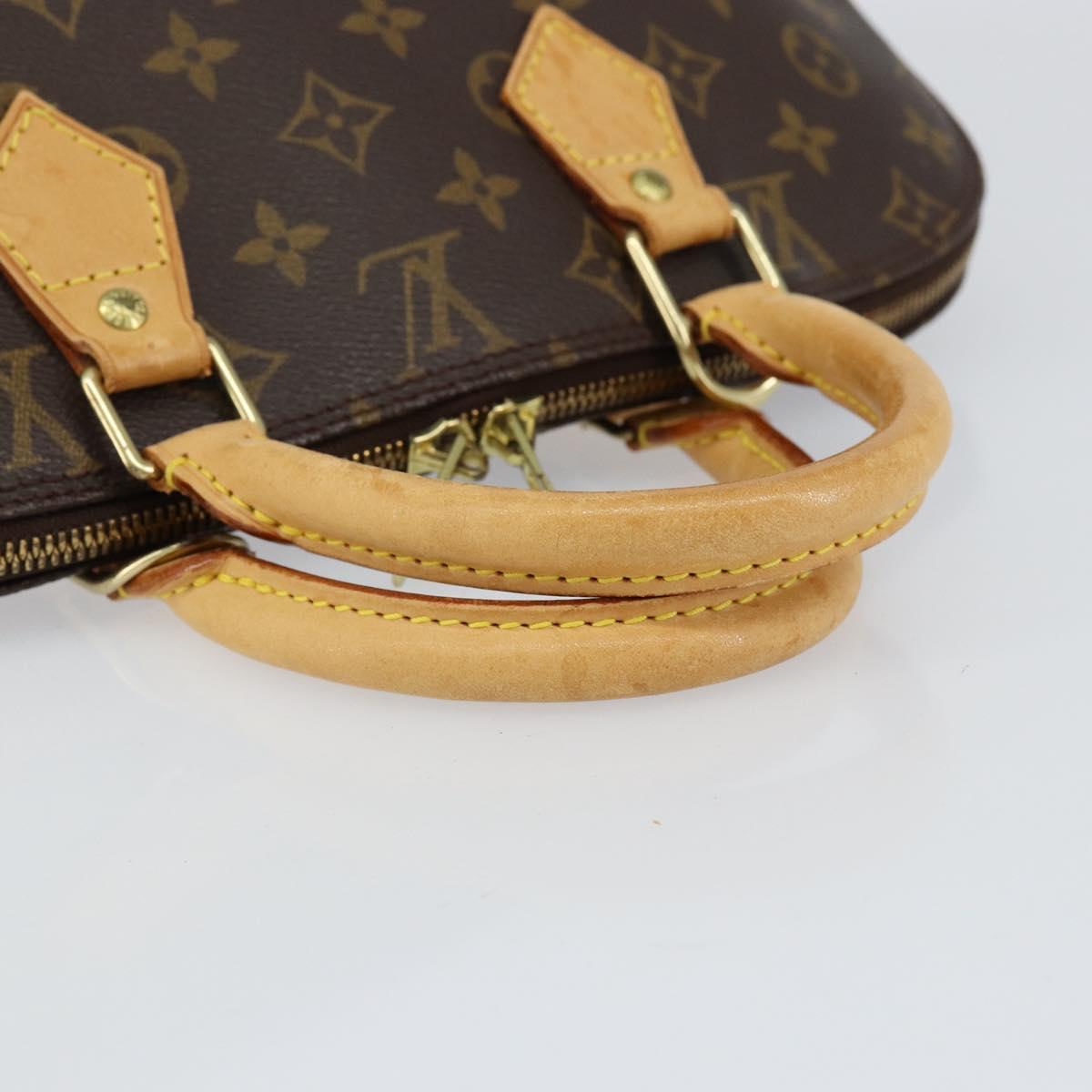 LOUIS VUITTON Monogram Alma Hand Bag M51130 LV Auth ka029