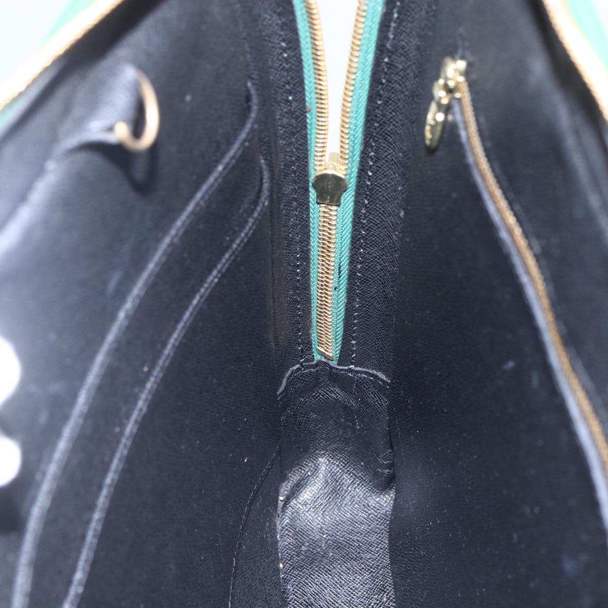 LOUIS VUITTON Epi Porte Documents Voyage Business Bag Green M54474 LV Auth ka041