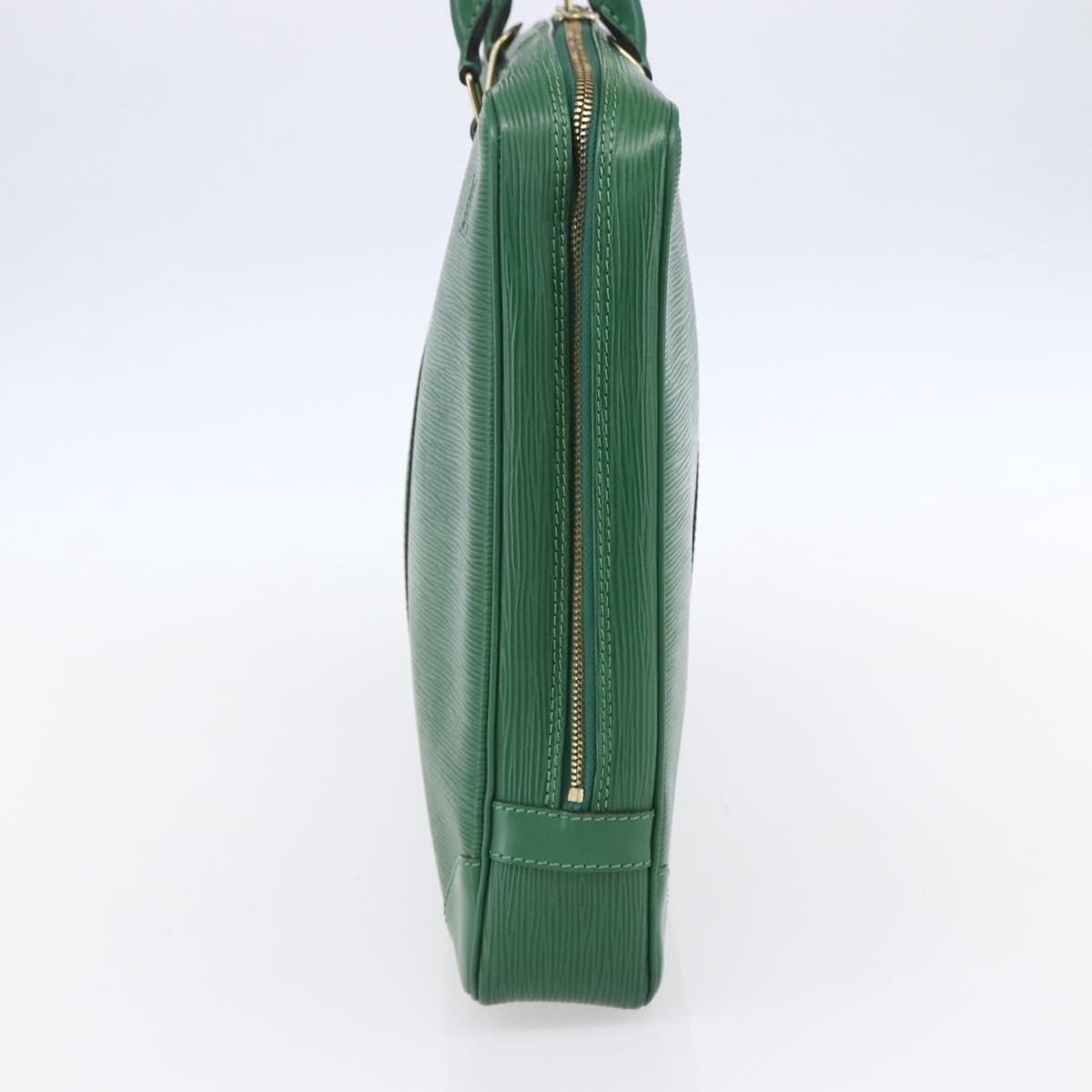 LOUIS VUITTON Epi Porte Documents Voyage Business Bag Green M54474 LV Auth ka041