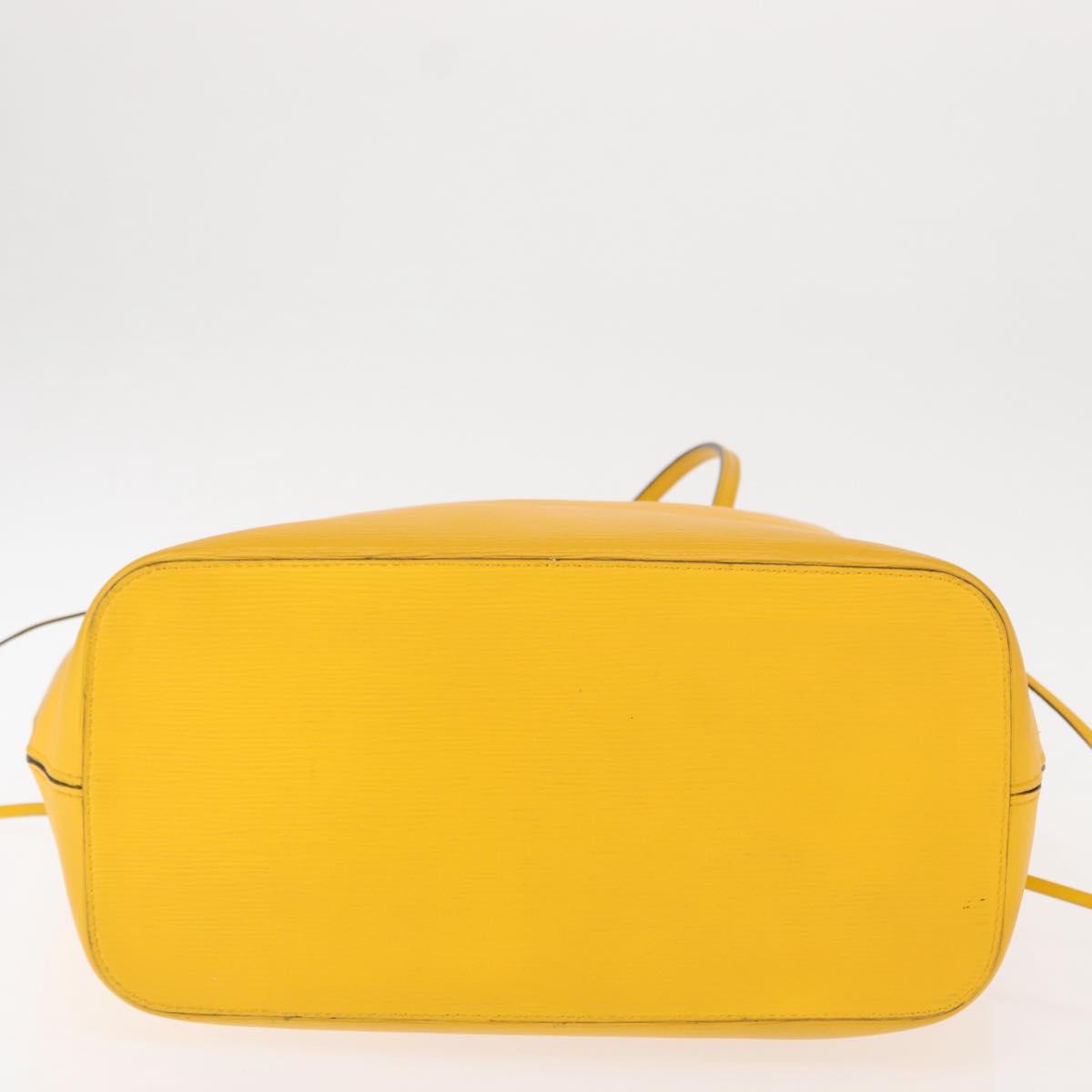 LOUIS VUITTON Epi Neverfull MM Tote Bag Yellow Pistachian M40956 LV Auth ka058