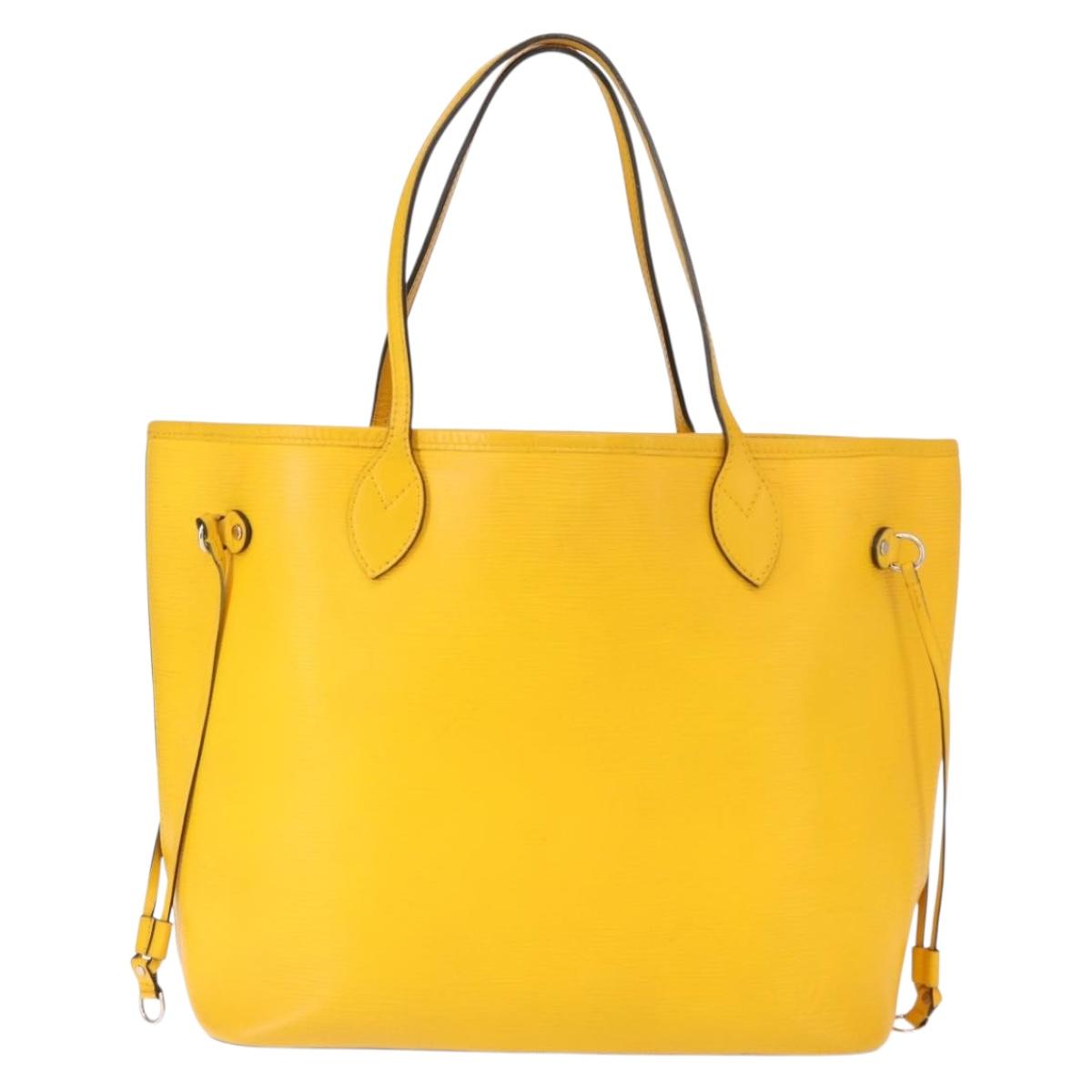 LOUIS VUITTON Epi Neverfull MM Tote Bag Yellow Pistachian M40956 LV Auth ka058