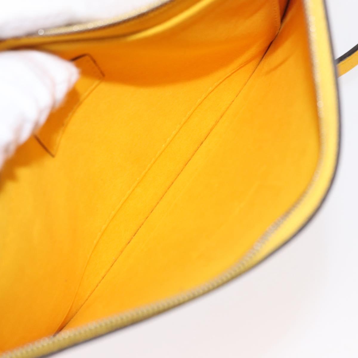 LOUIS VUITTON Epi Neverfull MM Tote Bag Yellow Pistachian M40956 LV Auth ka058