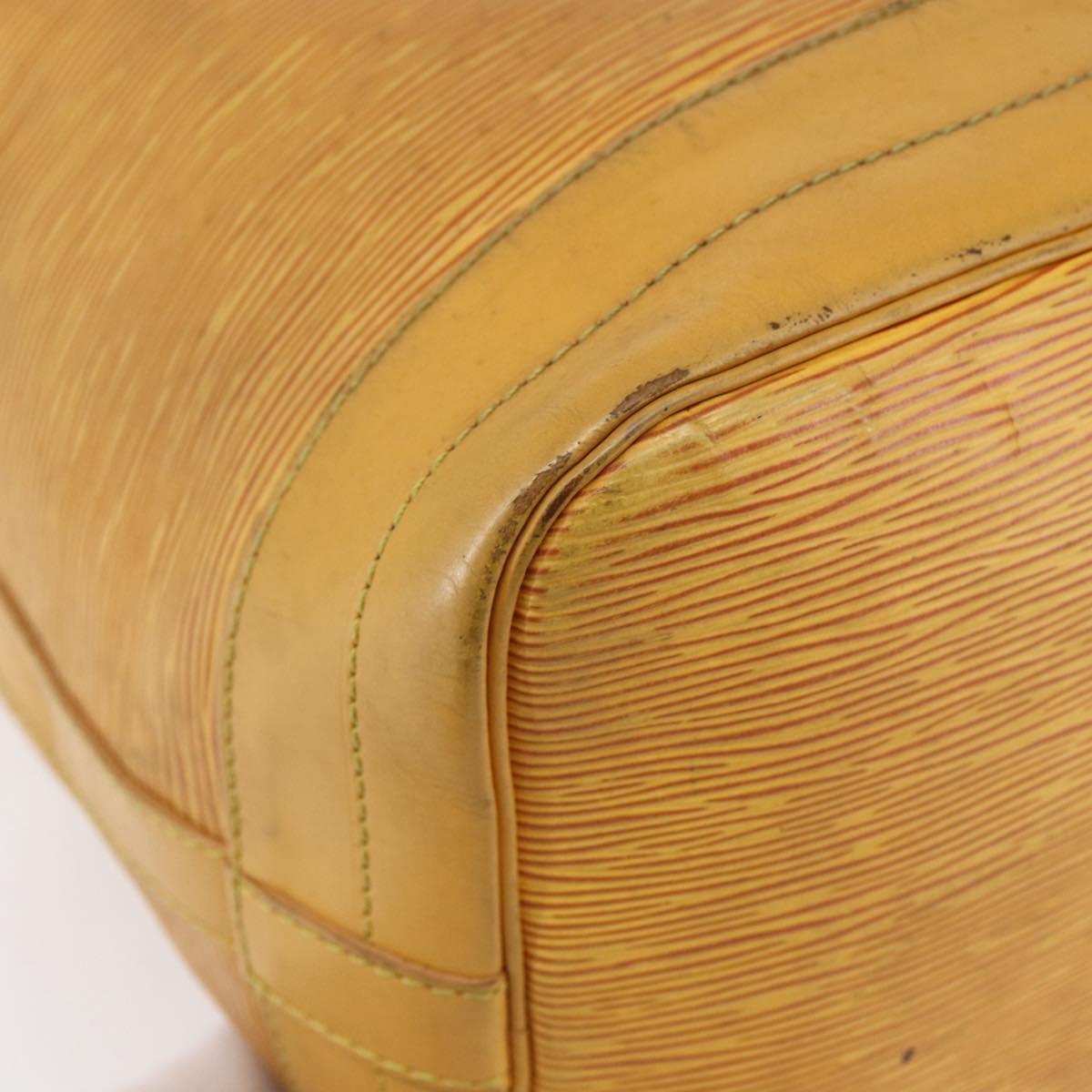 LOUIS VUITTON Epi Noe Shoulder Bag Tassili Yellow M44009 LV Auth ka059