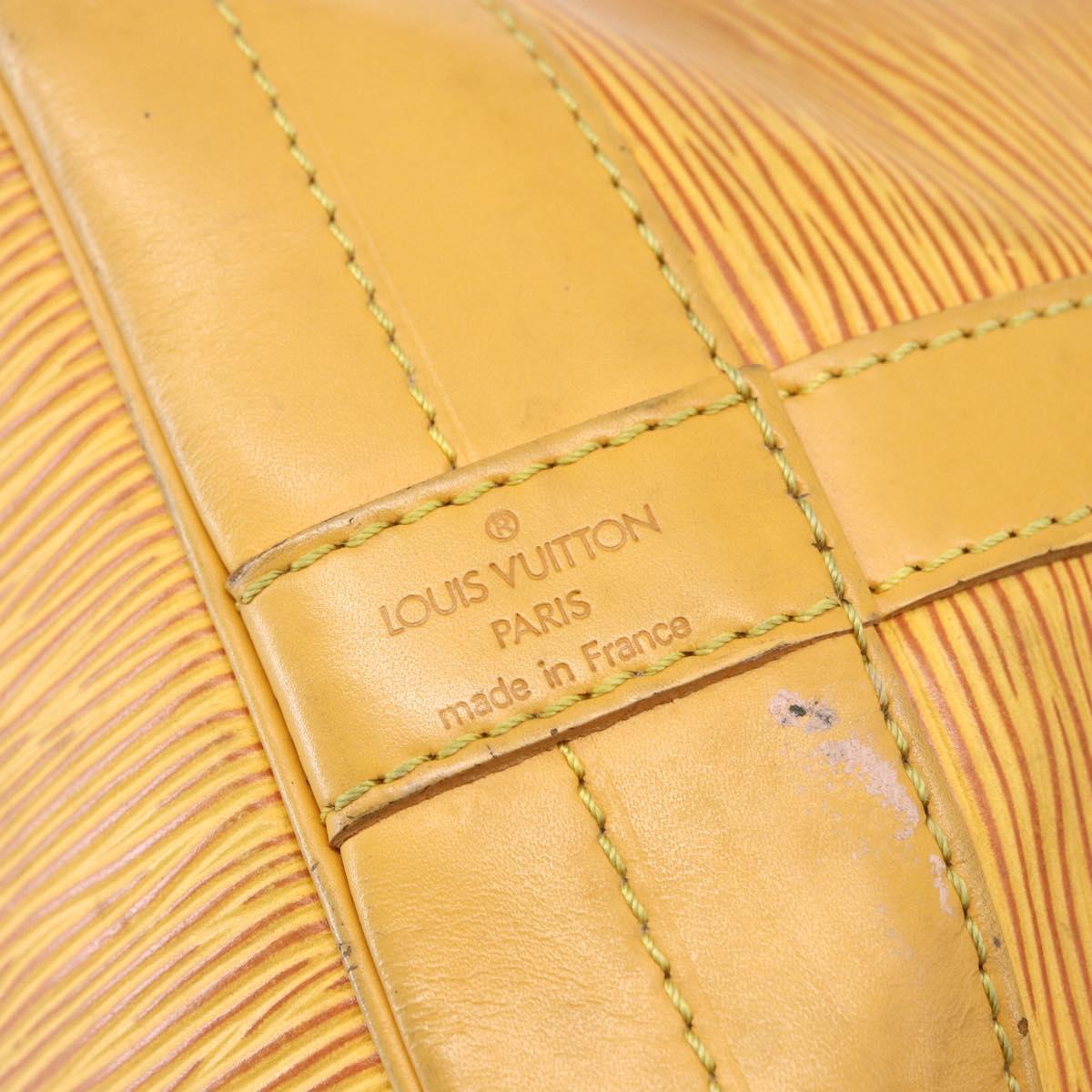 LOUIS VUITTON Epi Noe Shoulder Bag Tassili Yellow M44009 LV Auth ka059