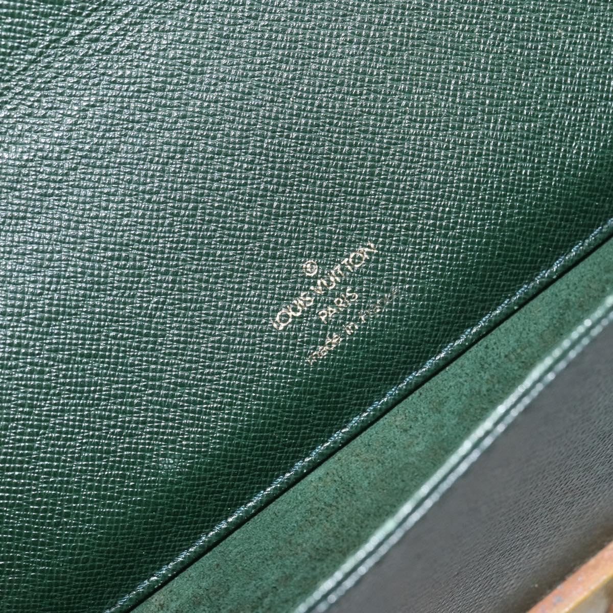 LOUIS VUITTON Taiga Serviette Kourad Business Bag Epicea T16786 LV Auth ka085