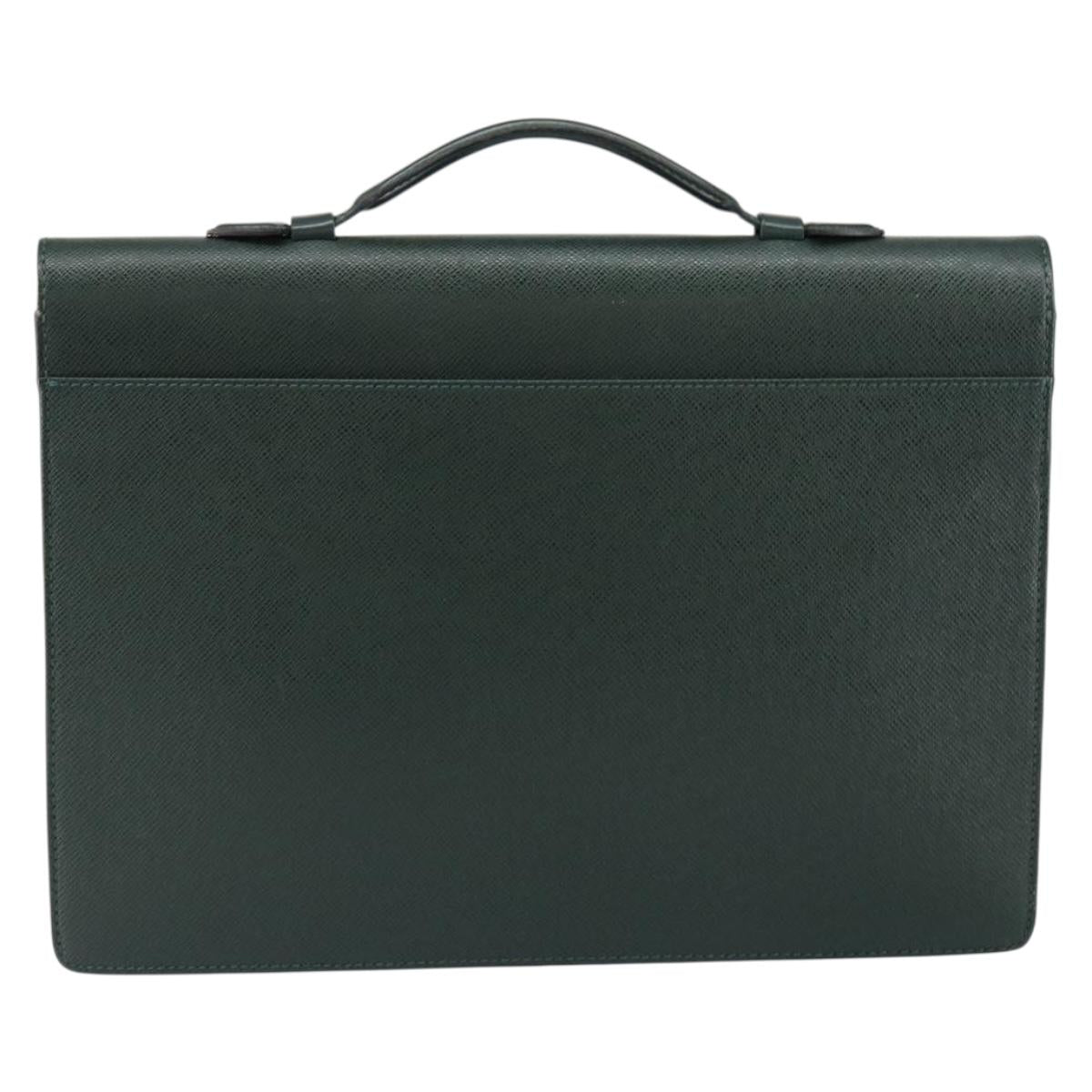 LOUIS VUITTON Taiga Serviette Kourad Business Bag Epicea T16786 LV Auth ka085