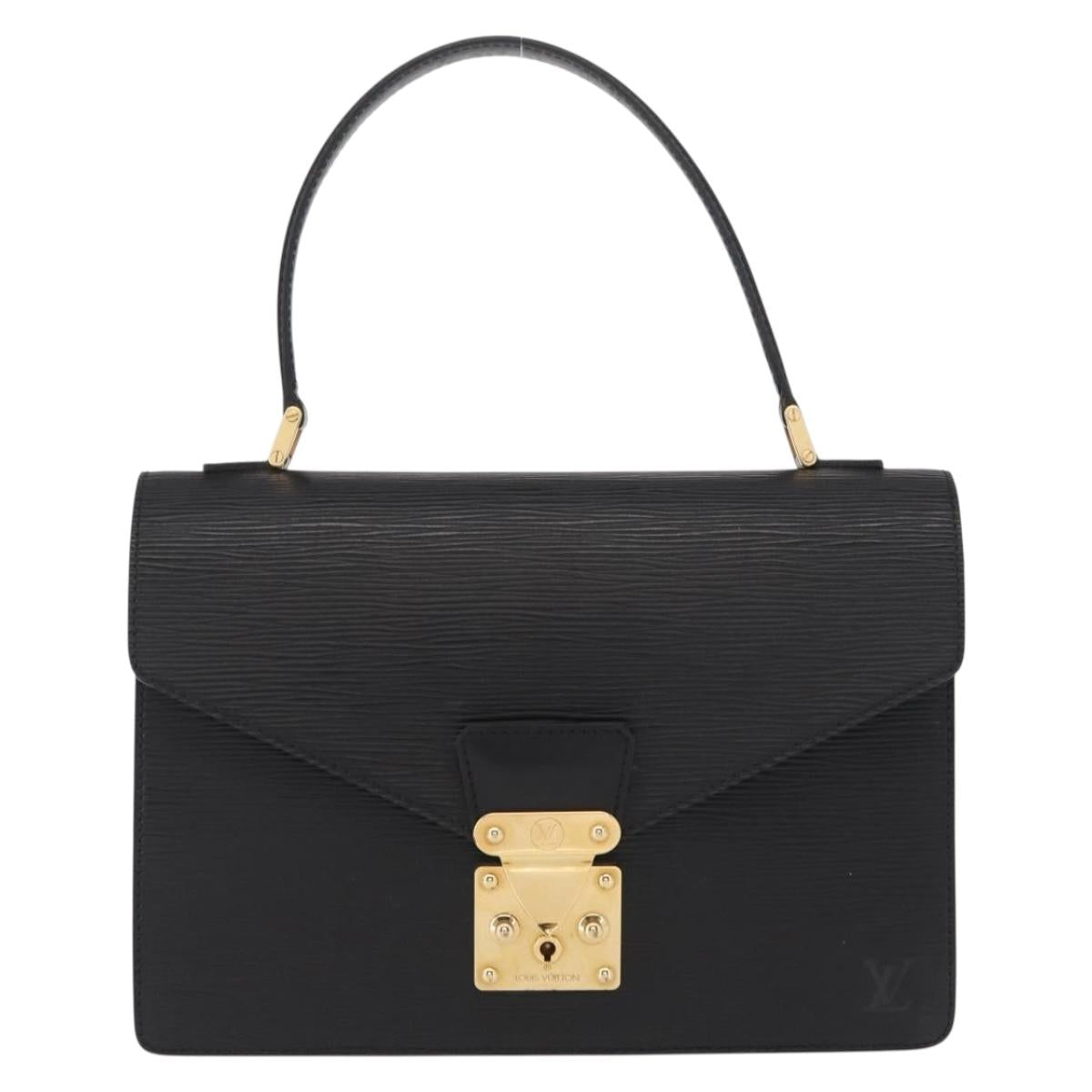 LOUIS VUITTON Epi Concorde Hand Bag Black M52132 LV Auth ka091