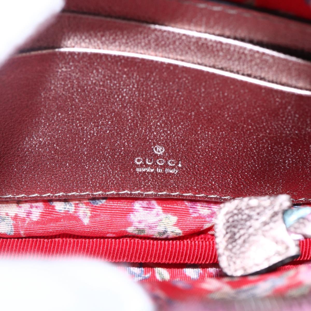 GUCCI Shoulder Bag Lamb Skin Light Blue Gold 534951 Auth ka093