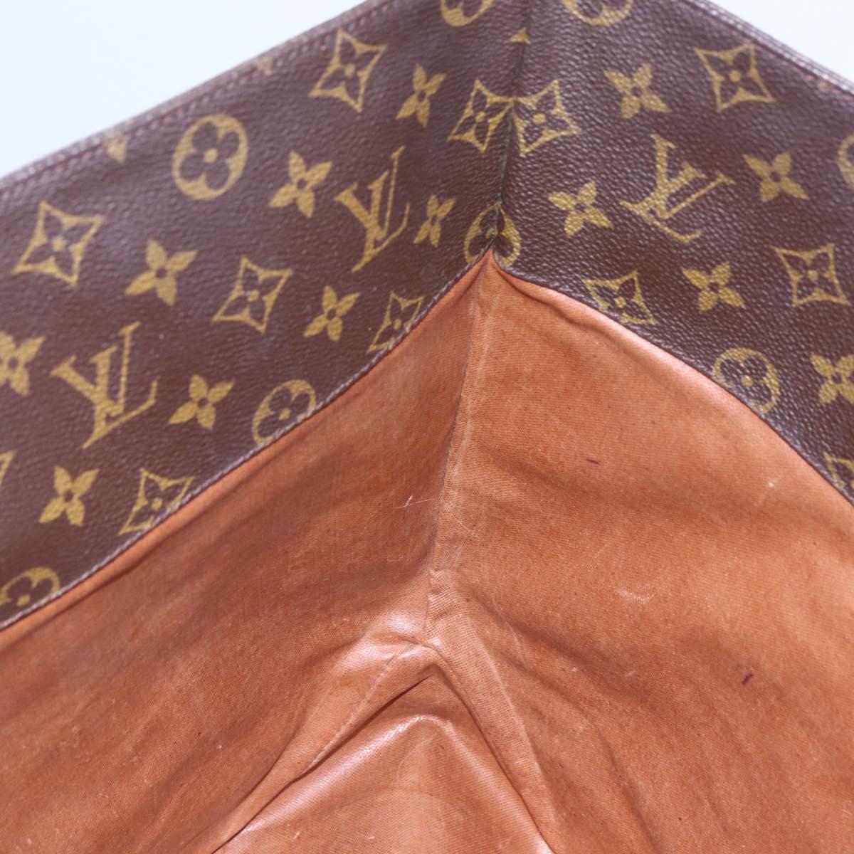 LOUIS VUITTON Monogram Sac Shopping Tote Bag M51108 LV Auth ka100