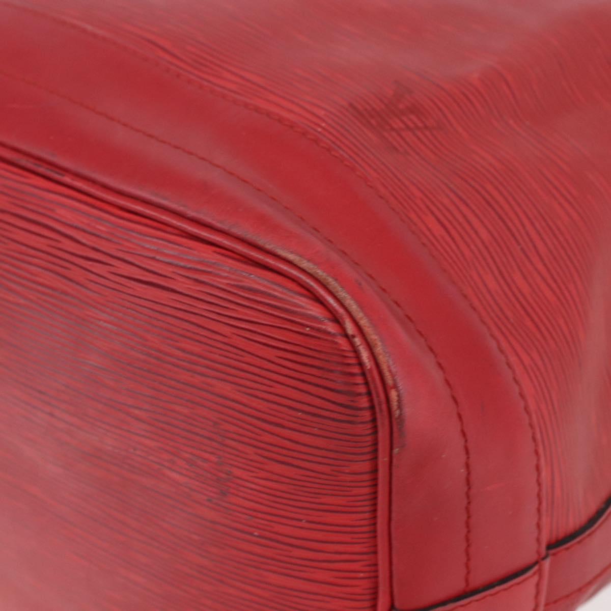 LOUIS VUITTON Epi Noe Shoulder Bag Red M44007 LV Auth ka102