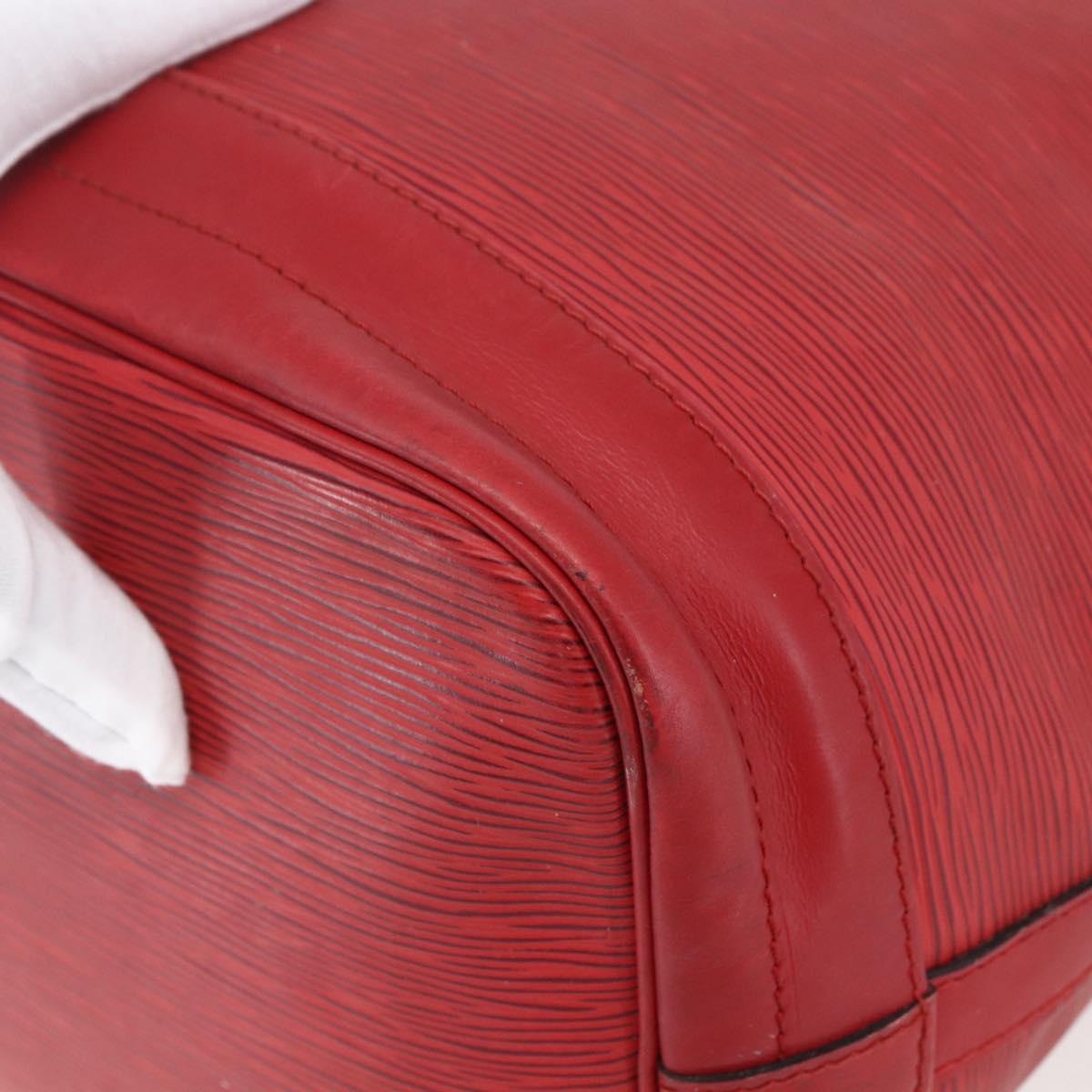 LOUIS VUITTON Epi Noe Shoulder Bag Red M44007 LV Auth ka102