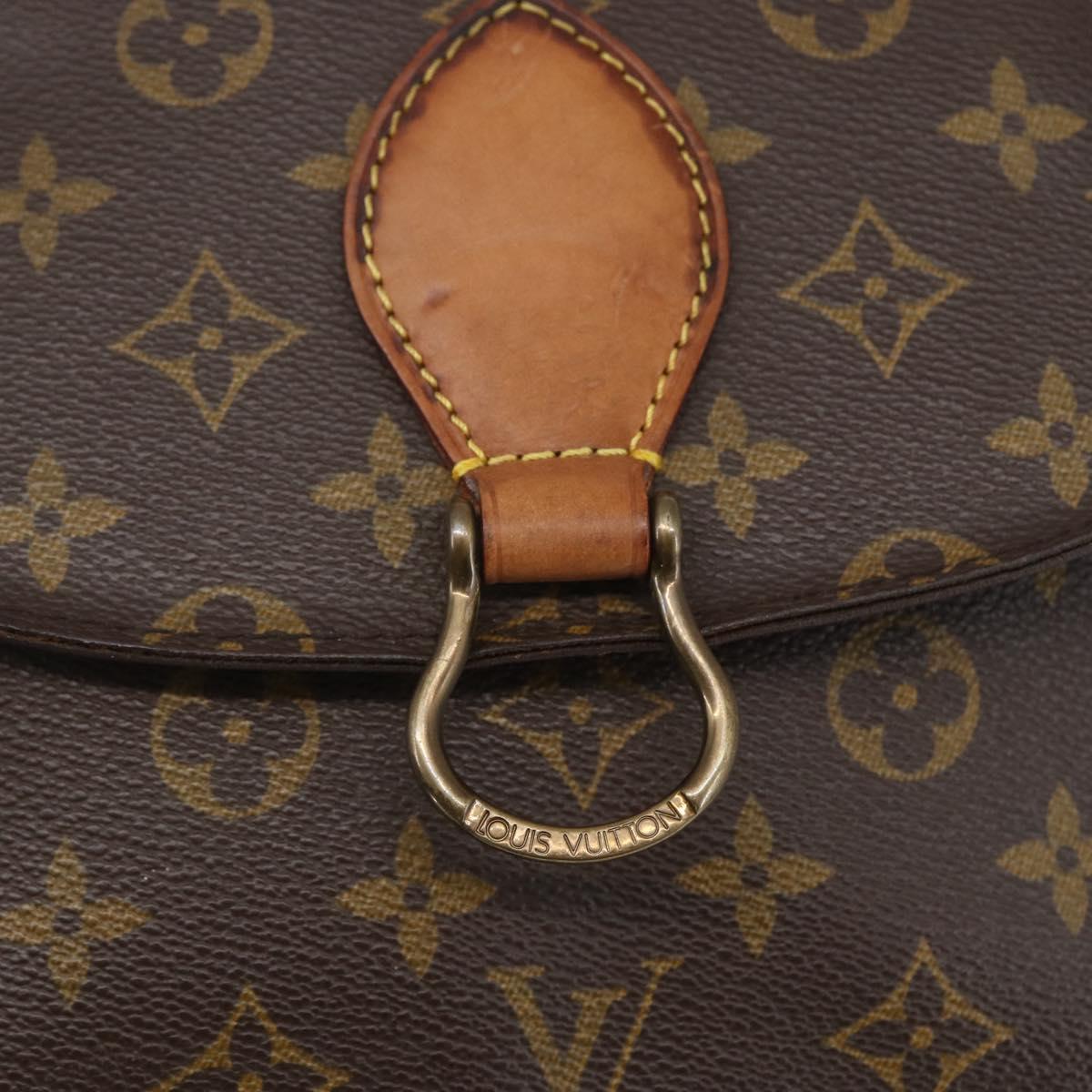 LOUIS VUITTON Monogram Saint Cloud GM Shoulder Bag M51242 LV Auth ka1029