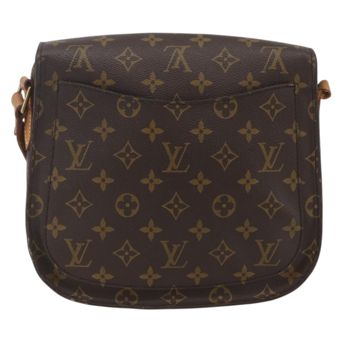 LOUIS VUITTON Monogram Saint Cloud GM Shoulder Bag M51242 LV Auth ka1029