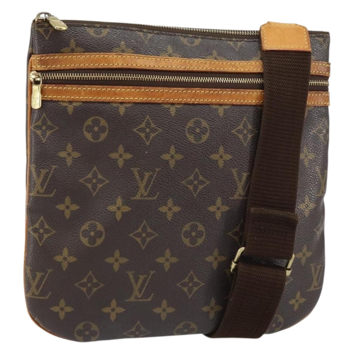 LOUIS VUITTON Monogram Pochette Bosphore Shoulder Bag M40044 LV Auth ka1031A