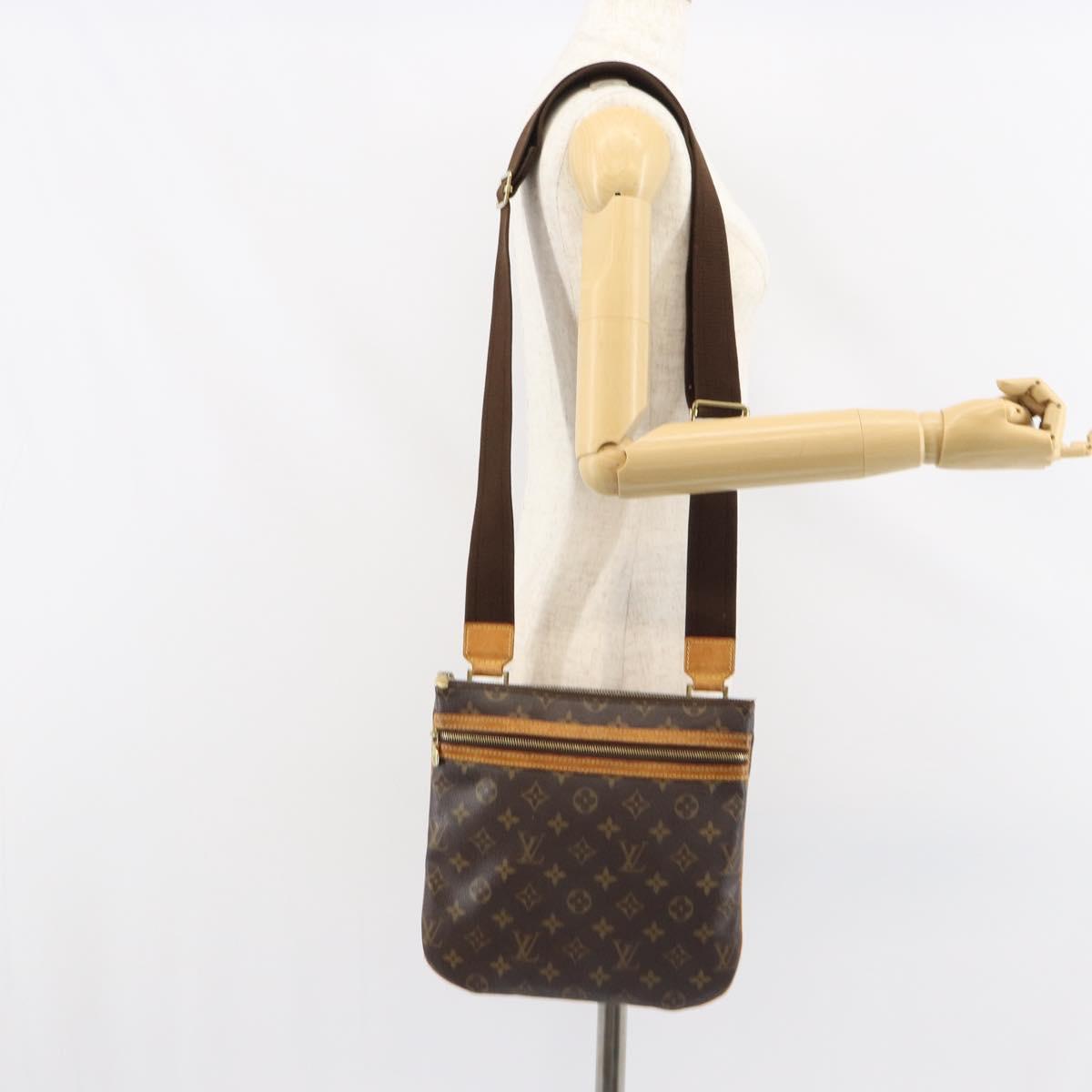 LOUIS VUITTON Monogram Pochette Bosphore Shoulder Bag M40044 LV Auth ka1031A