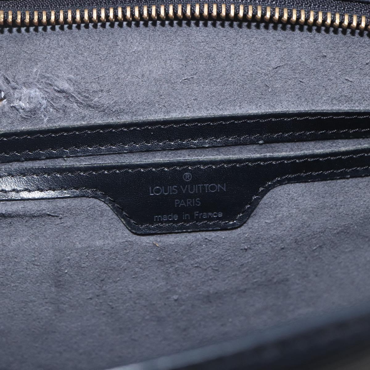 LOUIS VUITTON Epi Saint Jacques Powanie Long Bag Black M52332 LV Auth ka1033