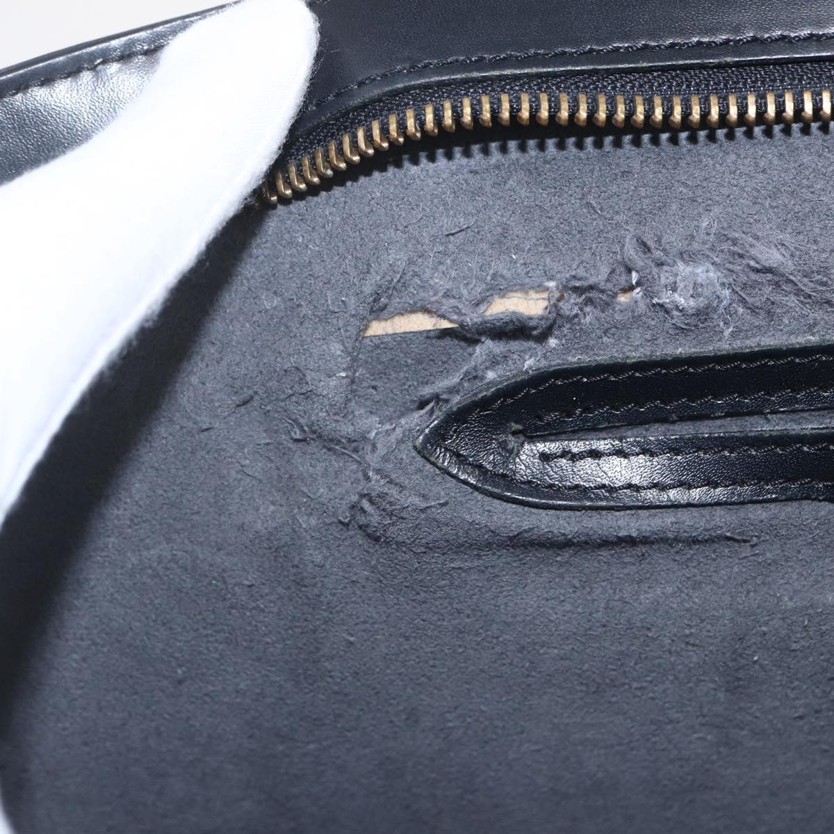 LOUIS VUITTON Epi Saint Jacques Powanie Long Bag Black M52332 LV Auth ka1033