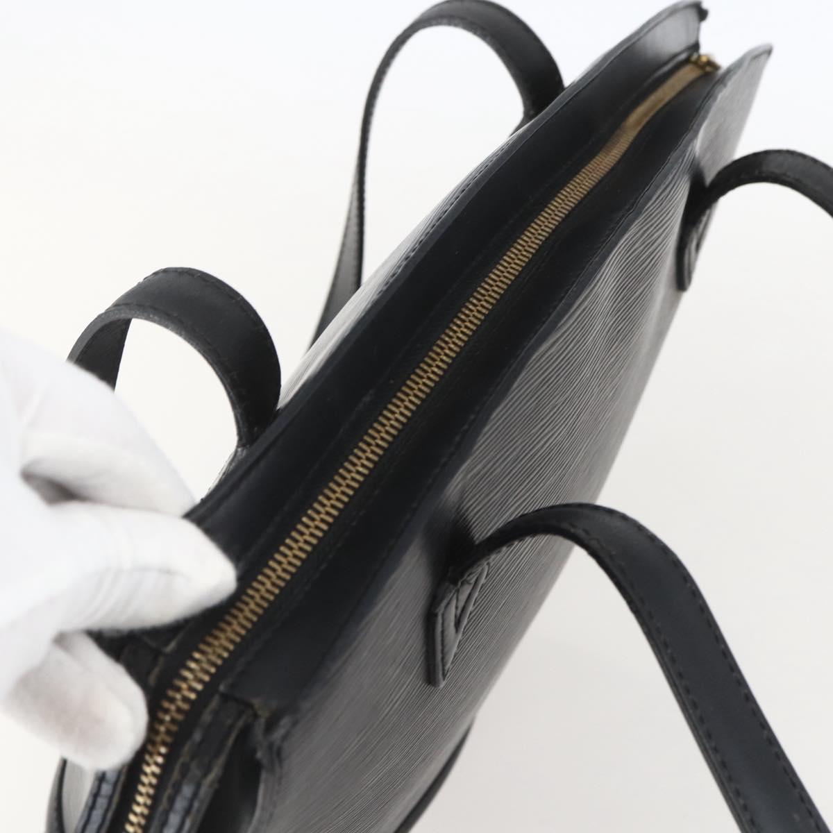 LOUIS VUITTON Epi Saint Jacques Powanie Long Bag Black M52332 LV Auth ka1033