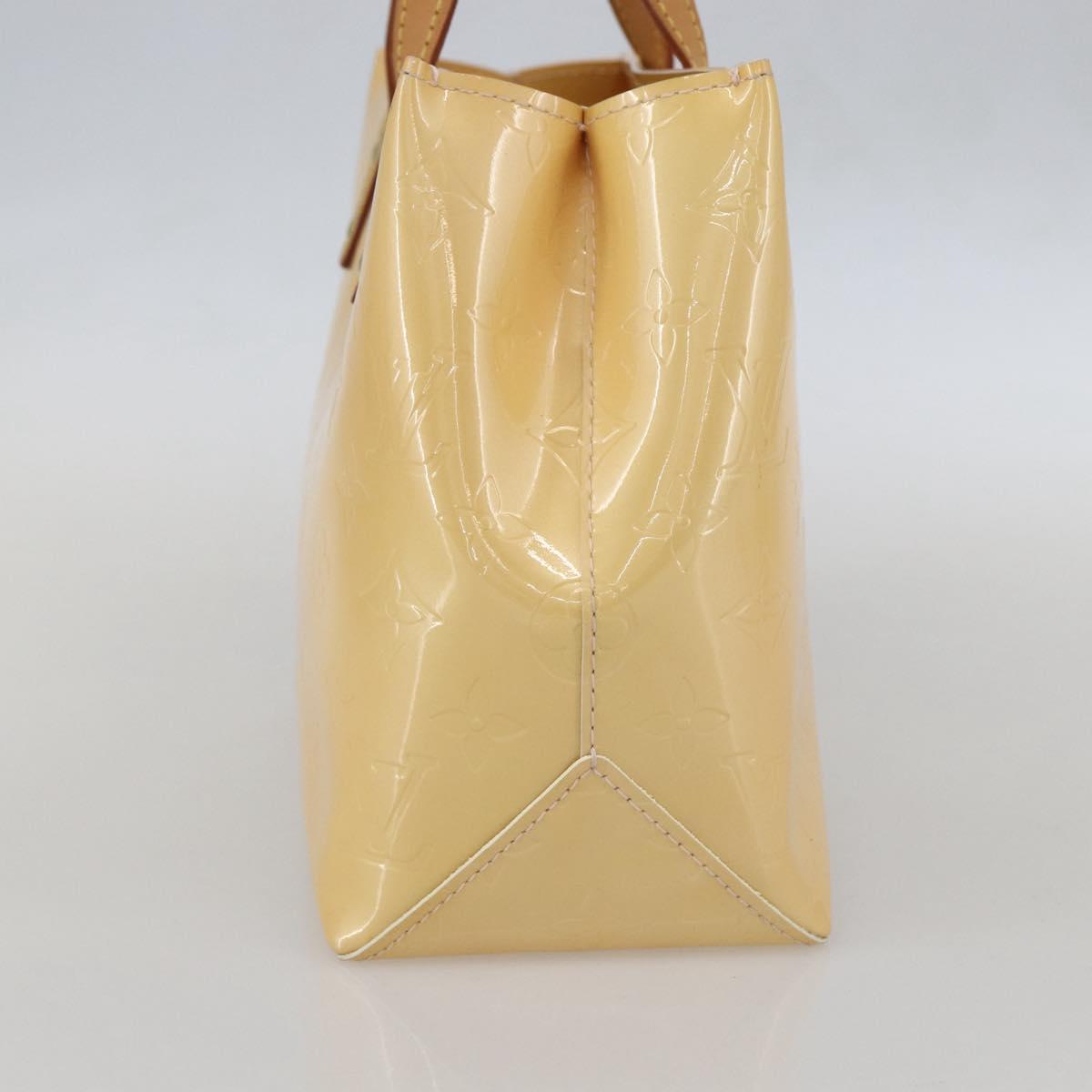 LOUIS VUITTON Monogram Vernis Reade PM Bag Marshmallow Pink M91306 Auth ka1034