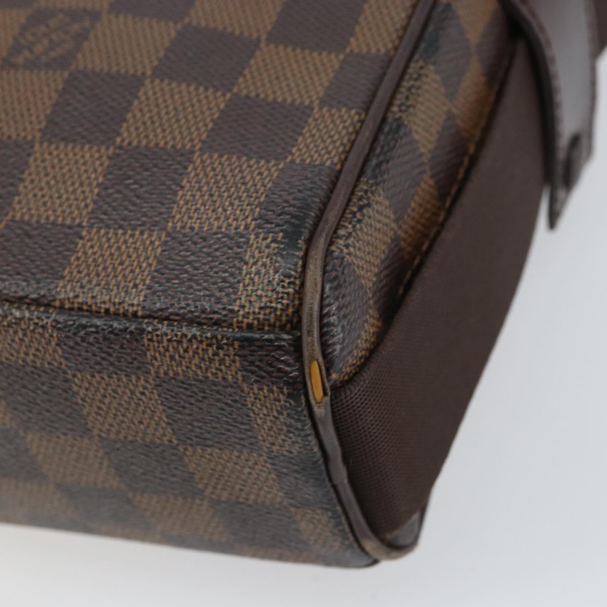 LOUIS VUITTON Damier Ebene Olaf PM Shoulder Bag N41442 LV Auth ka1050
