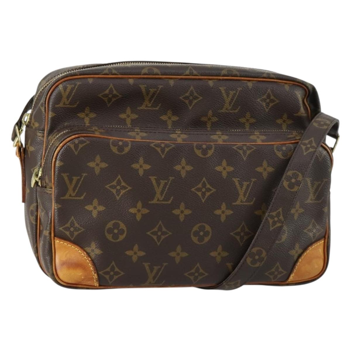 LOUIS VUITTON Monogram Nile Shoulder Bag M45244 LV Auth ka1058
