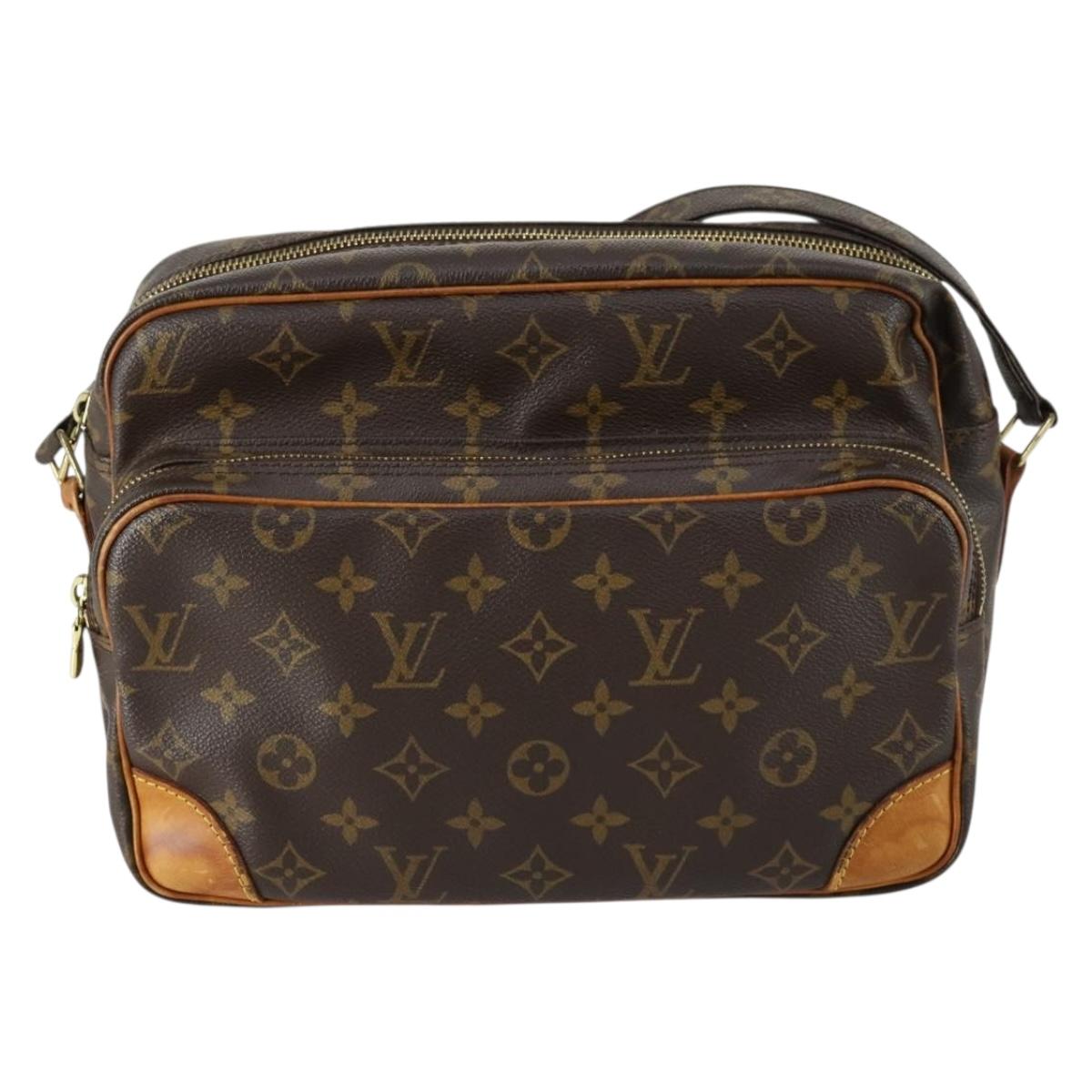 LOUIS VUITTON Monogram Nile Shoulder Bag M45244 LV Auth ka1058