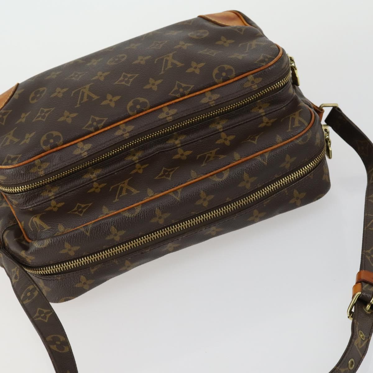 LOUIS VUITTON Monogram Nile Shoulder Bag M45244 LV Auth ka1058